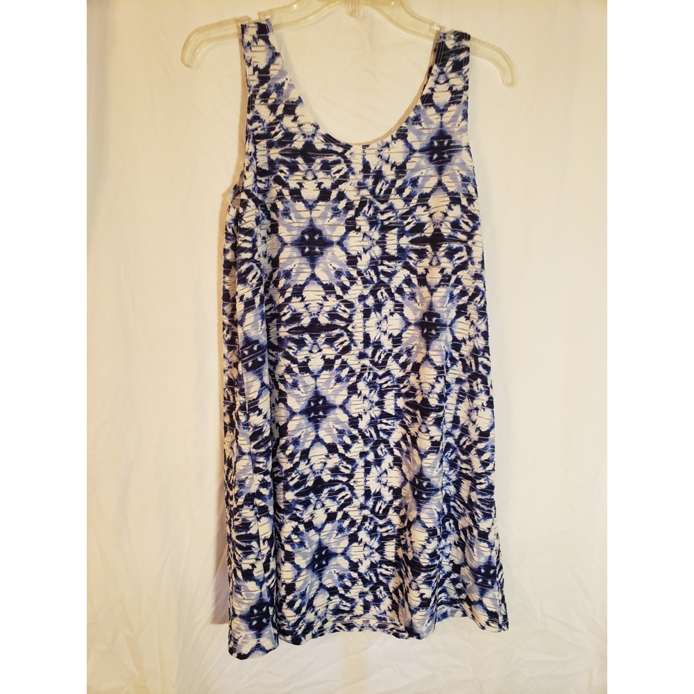 Women's Portocruz Blue Tie Dye Sleeveless Dress Size S